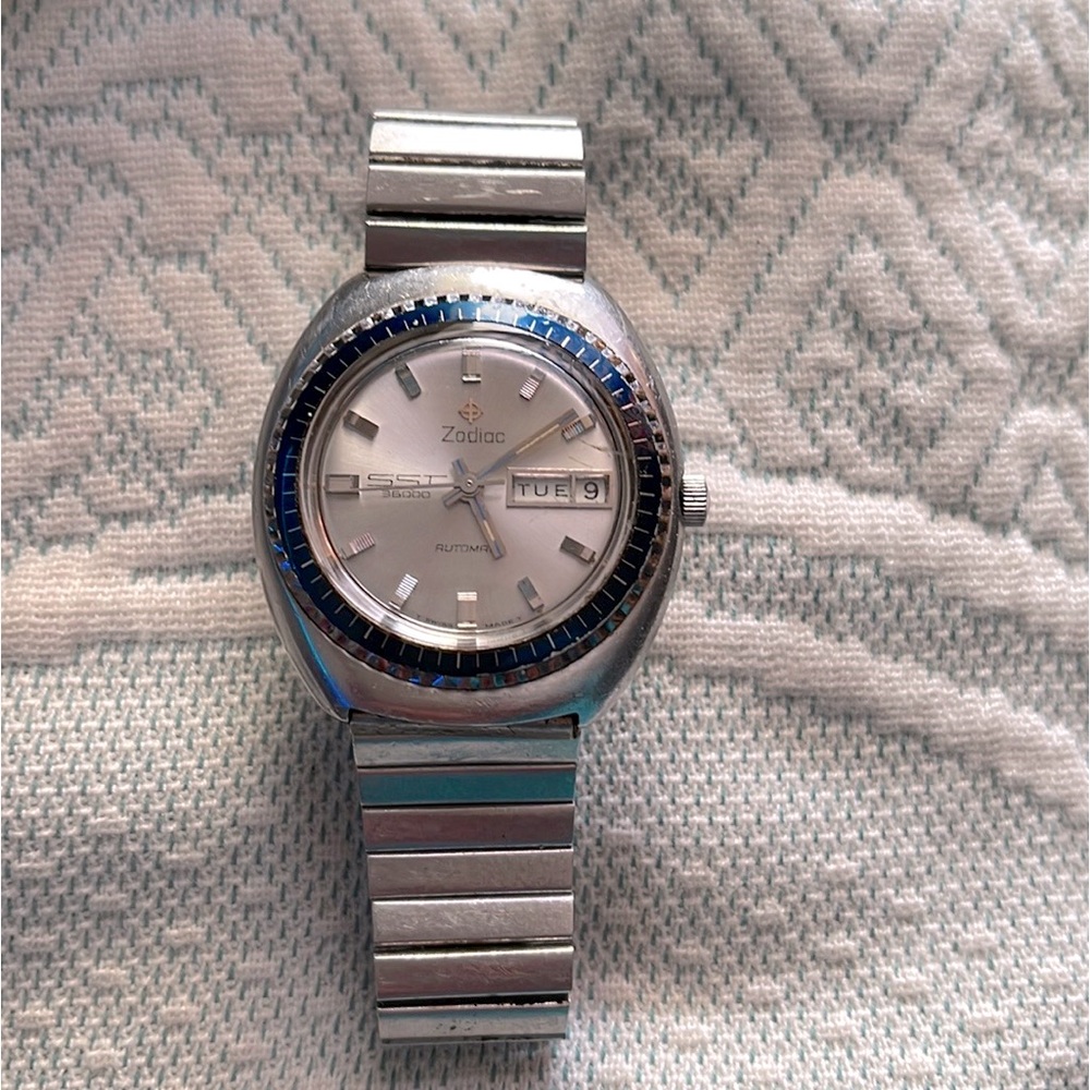 1970’s Zodiac SST 36000 Swiss made Watch